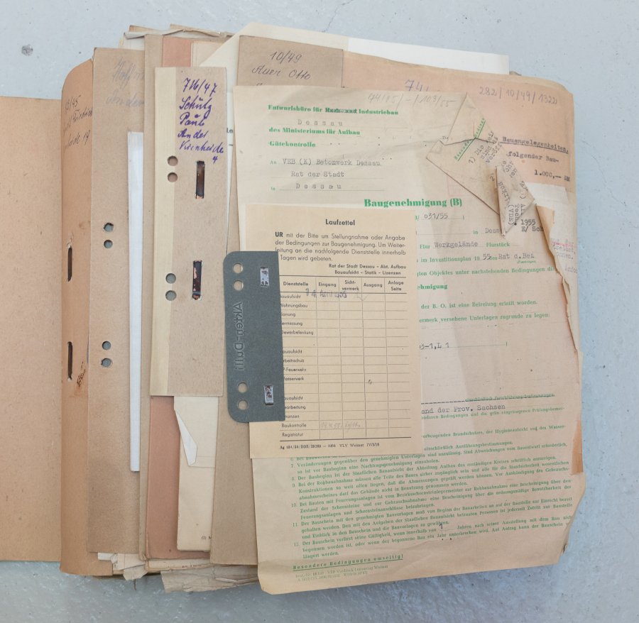 Die Akten vor der Bearbeitung