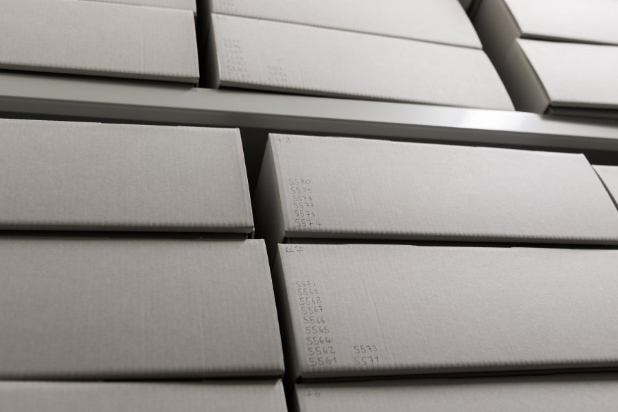 Die Akten nach der Bearbeitung