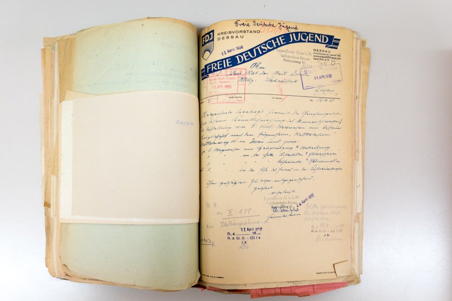 Die Akten nach der Bearbeitung