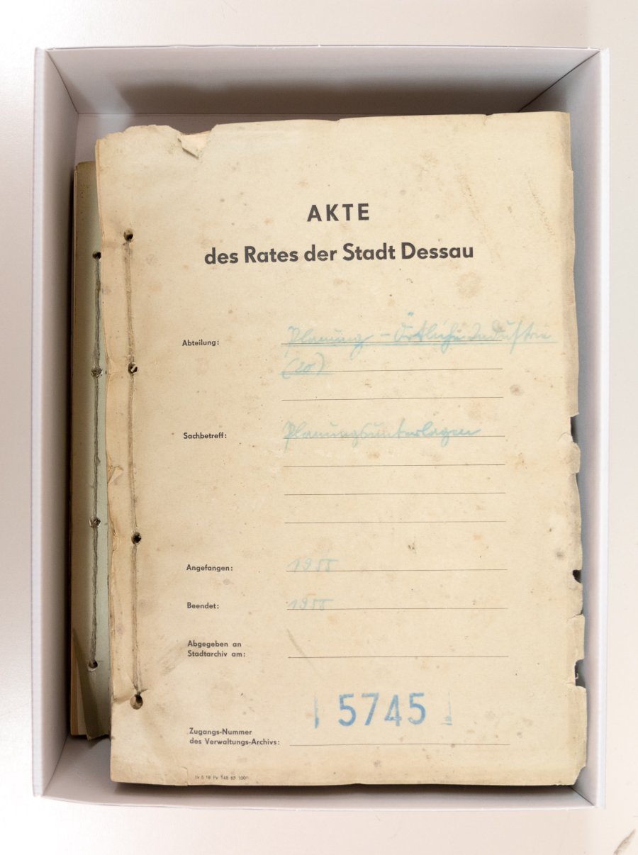 Die Akten nach der Bearbeitung