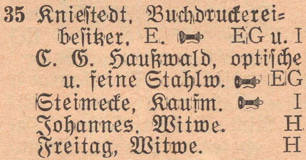 Adressbuch 1930, Zerbster Straße 35