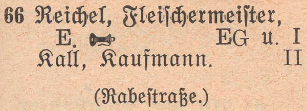 Adressbuch 1930, Zerbster Straße 66