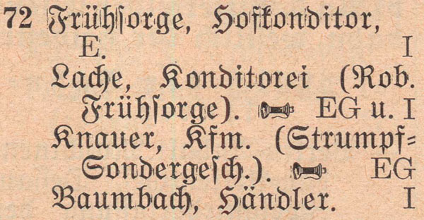 Adressbuch 1930, Zerbster Straße 72